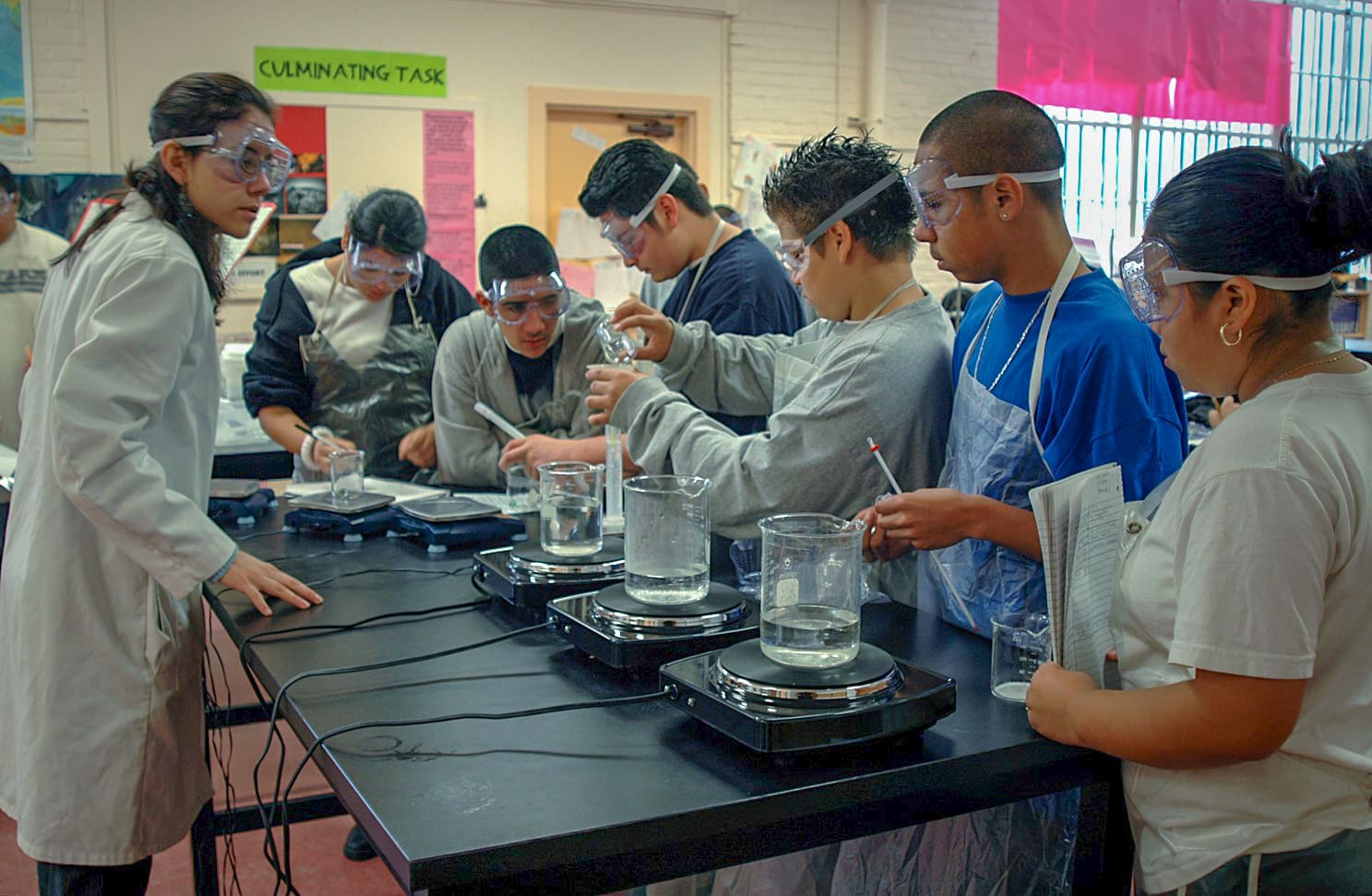 High School Science Curriculum, Students in Active Chemistry Class