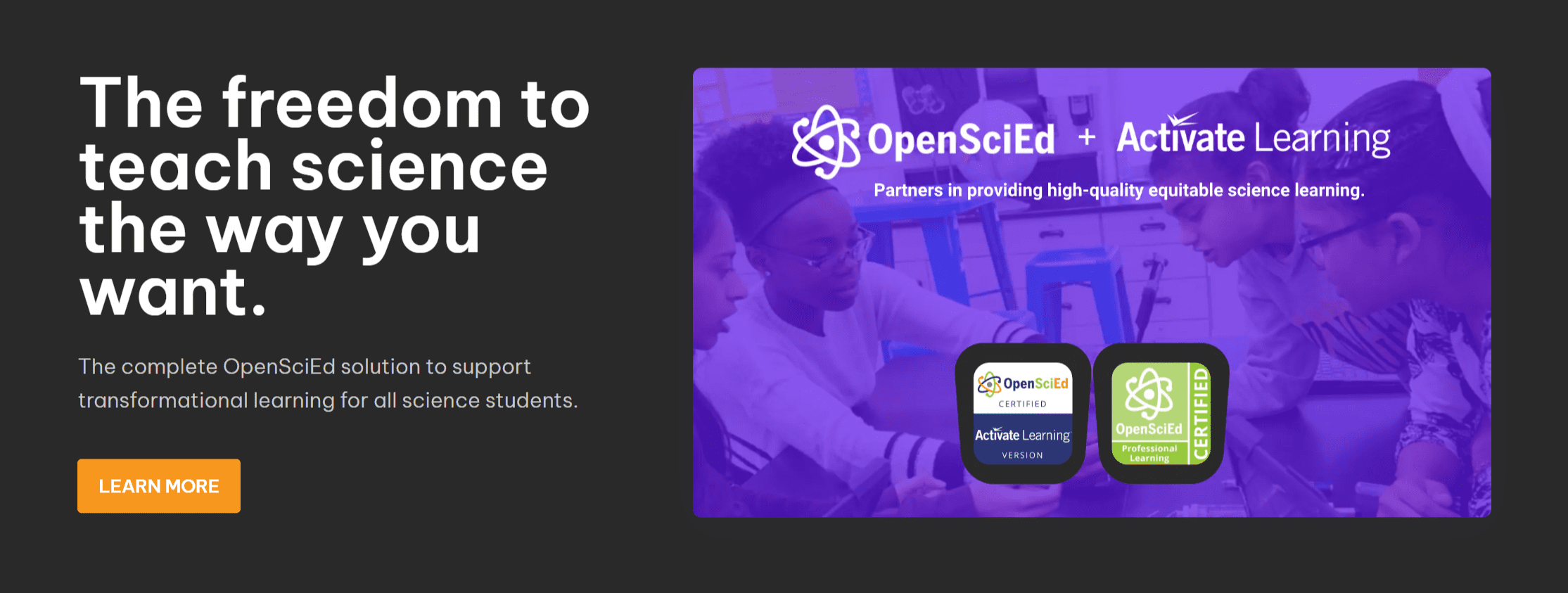 Call to Action - OpenSciEd
