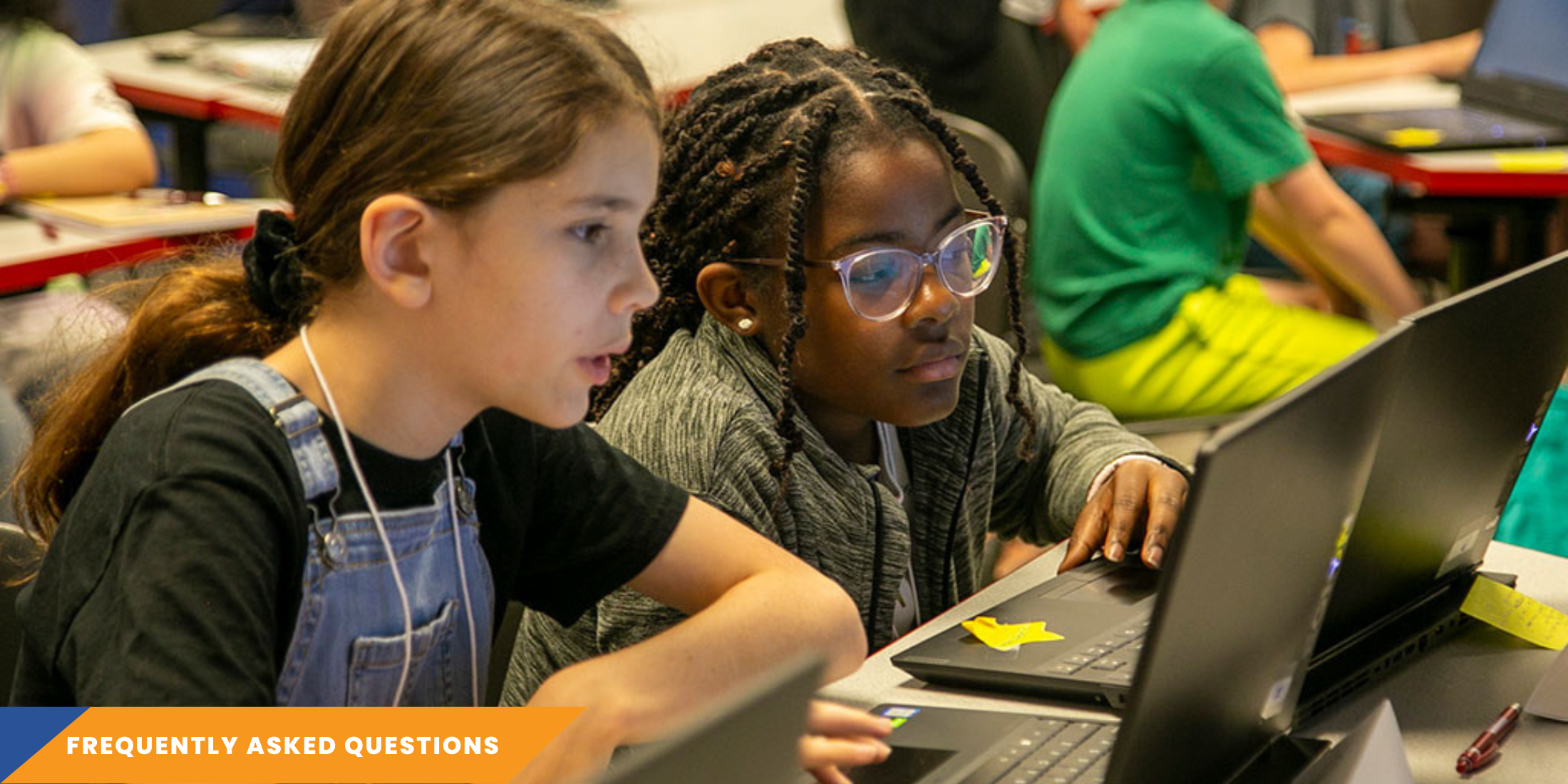 [PHOTO: Middle school students work together during AI For Good Summer Camp. CREDIT: Indiana University Bloomington]