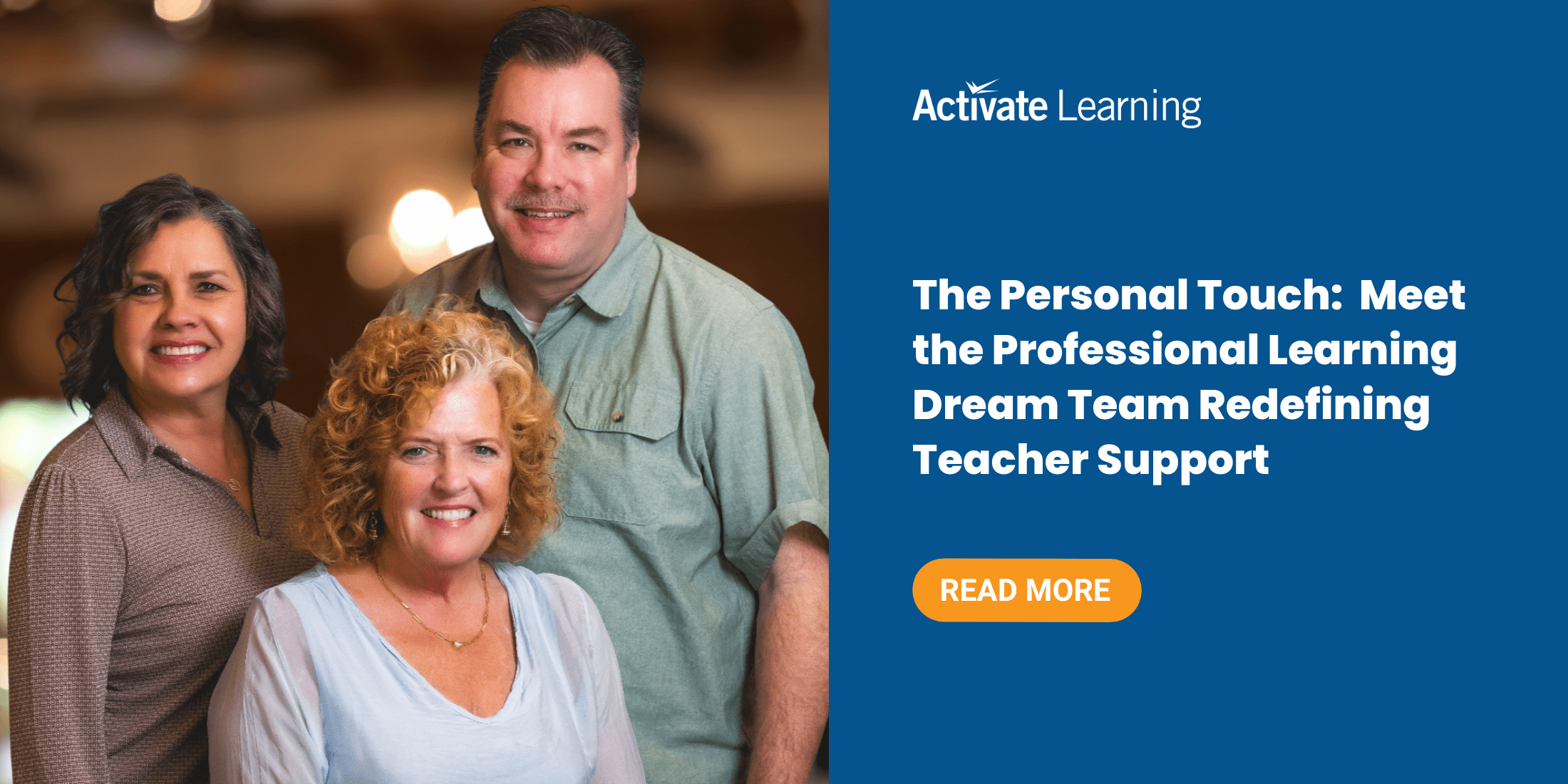 Activate Learning Professional Learning Team CTA