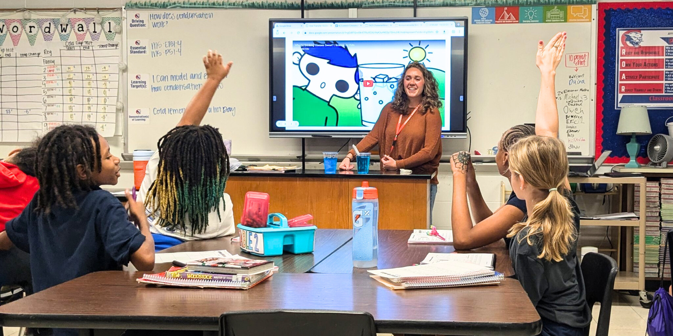 OpenSciEd Students and Teacher in Science Class