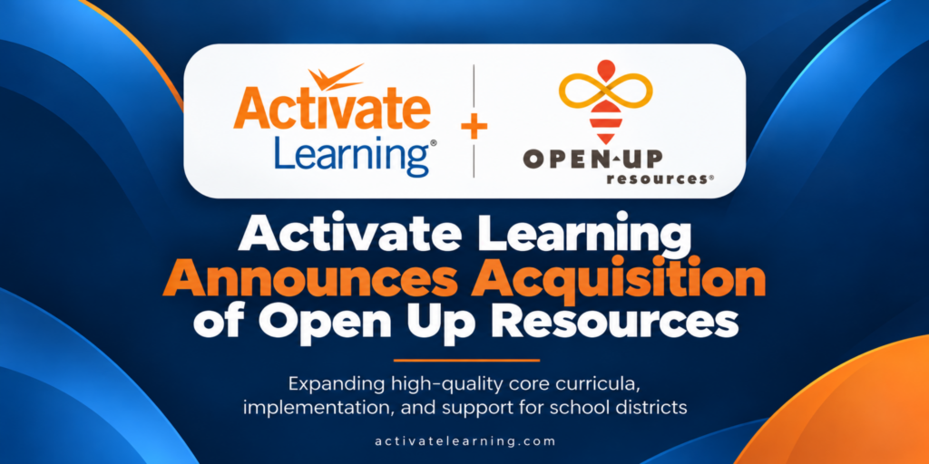 Activate Learning announces acquisition of Open Up Resources